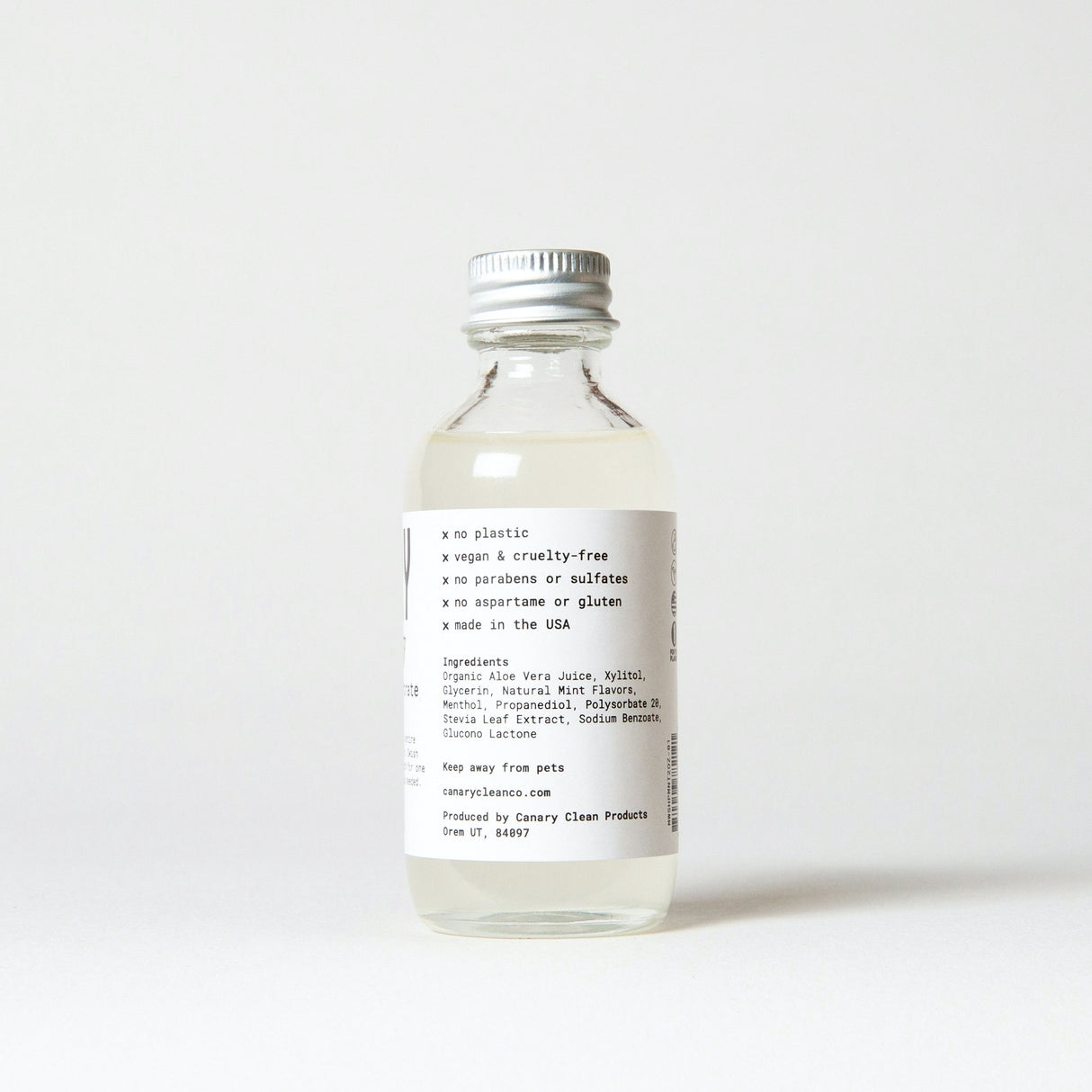 Peppermint Mouthwash Concentrate from Canary