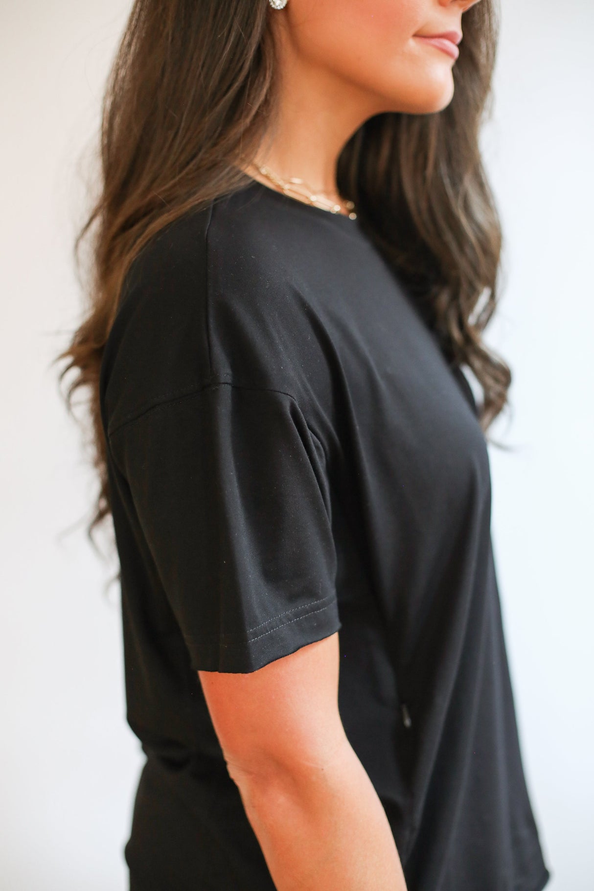 Relaxed Fit Zip Breastfeeding Tee from Movemama
