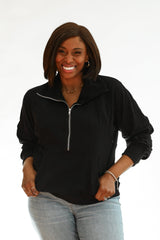 Oversized Three Zip Breastfeeding Sweatshirt From Movemama