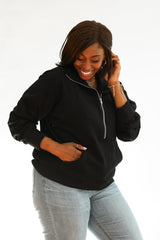 Oversized Three Zip Breastfeeding Sweatshirt From Movemama