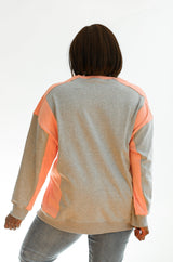 Colorblock Nursing Lightweight Sweatshirt From Movemama