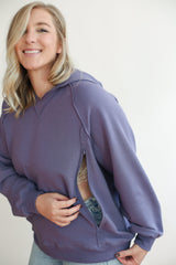 Big Hug Vertical Zip Breastfeeding Hoodie from Movemama