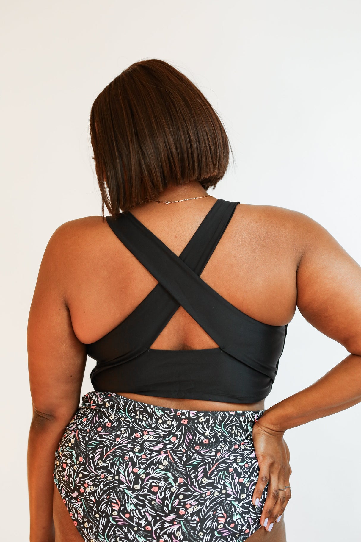 Crop Zip Up Breastfeeding Swimsuit Top From Movemama