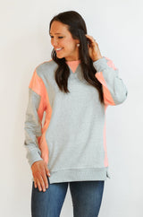 Colorblock Nursing Lightweight Sweatshirt From Movemama