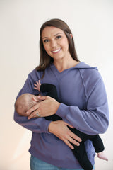 Big Hug Vertical Zip Breastfeeding Hoodie from Movemama