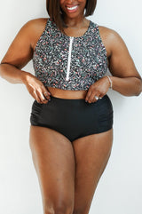 Moderate Coverage High Waist Bikini Bottoms From Movemama