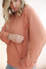 Big Hug Vertical Zip Breastfeeding Hoodie from Movemama