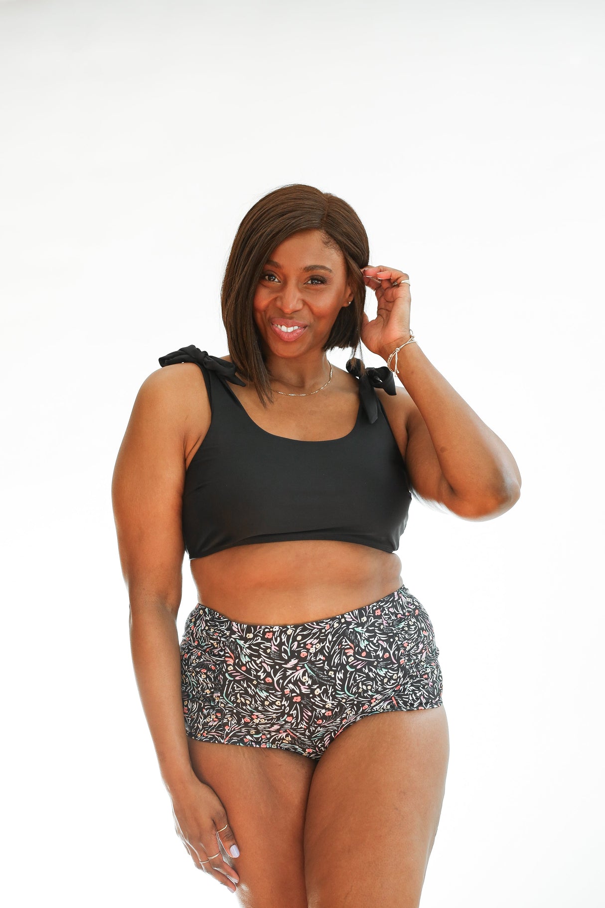 Tie Shoulder Breastfeeding Bikini Swimsuit Top From Movemama