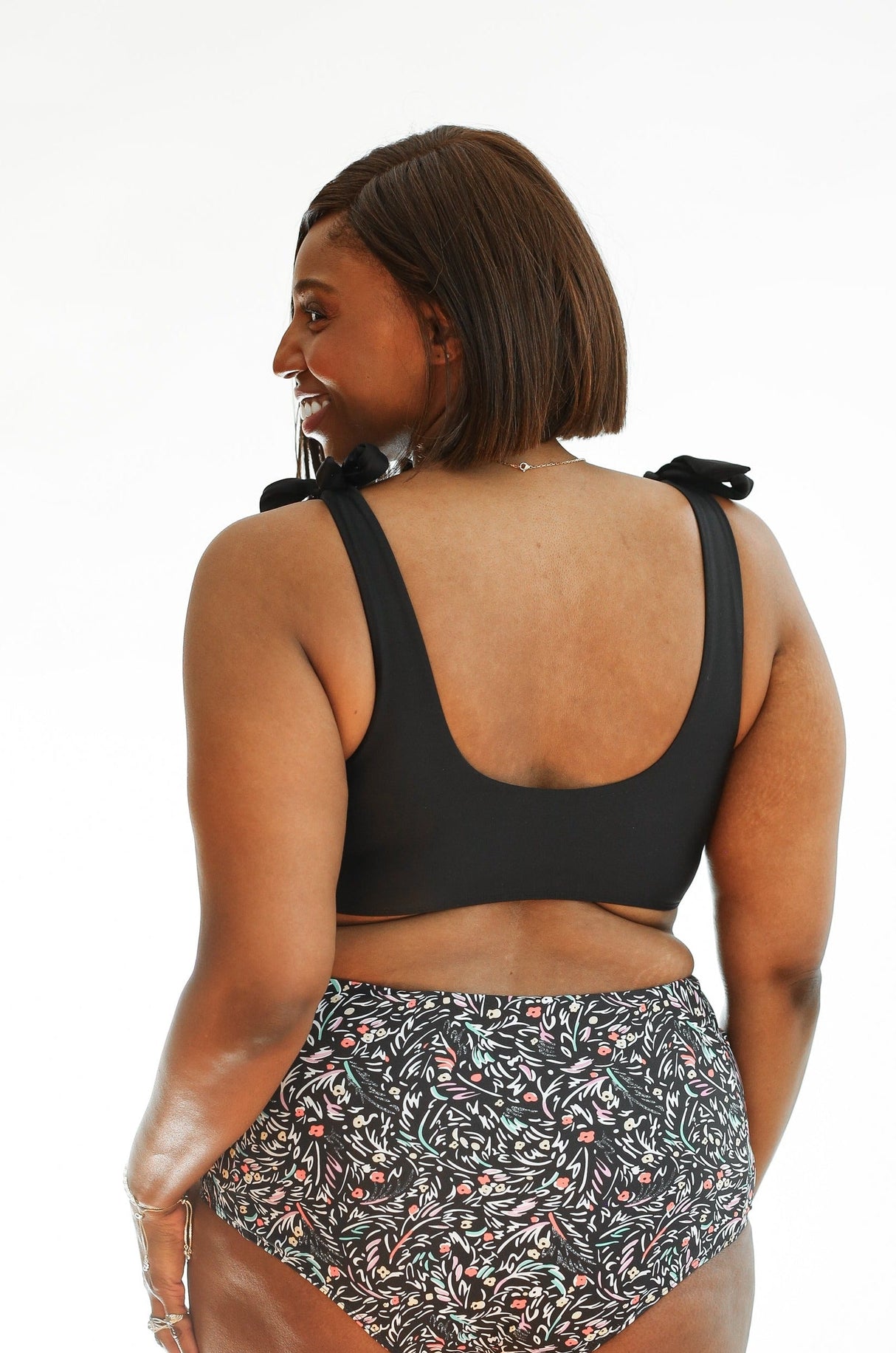 Tie Shoulder Breastfeeding Bikini Swimsuit Top From Movemama