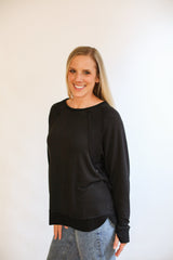 Free Flowing Long Sleeve Nursing Top From Movemama