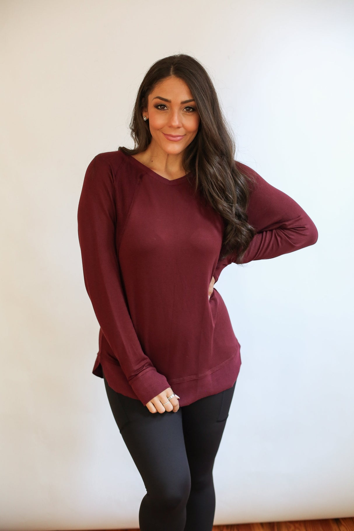 Free Flowing Long Sleeve Nursing Top From Movemama