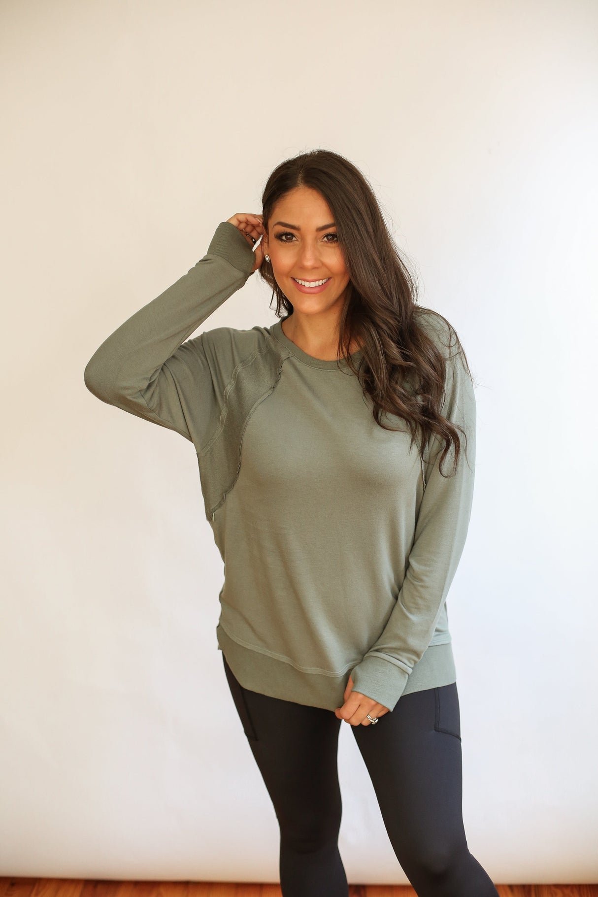 Free Flowing Long Sleeve Nursing Top From Movemama