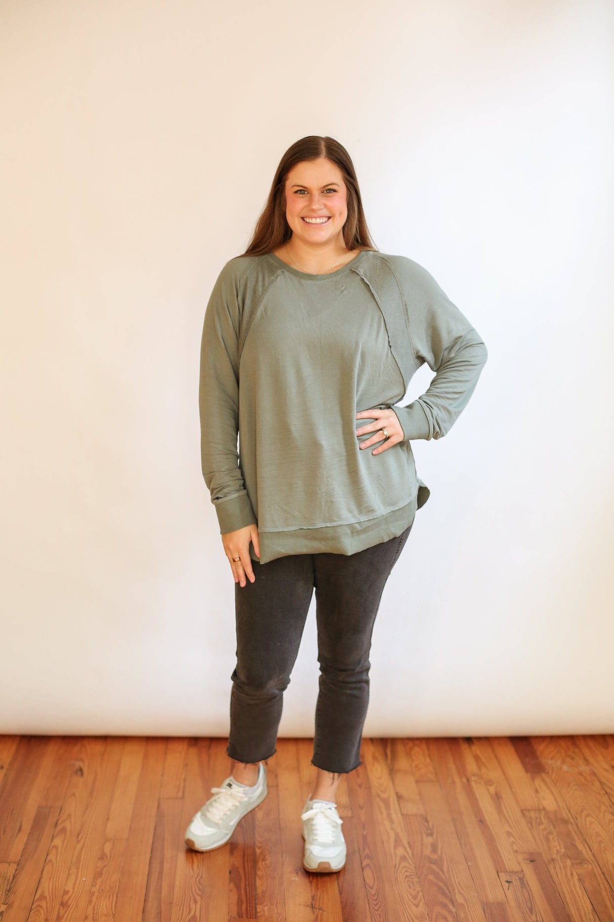 Free Flowing Long Sleeve Nursing Top From Movemama