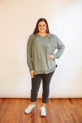 Free Flowing Long Sleeve Nursing Top From Movemama