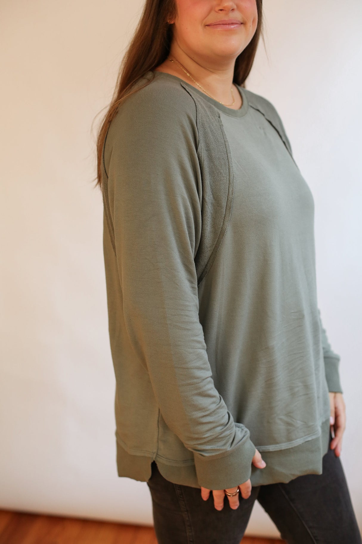 Free Flowing Long Sleeve Nursing Top From Movemama