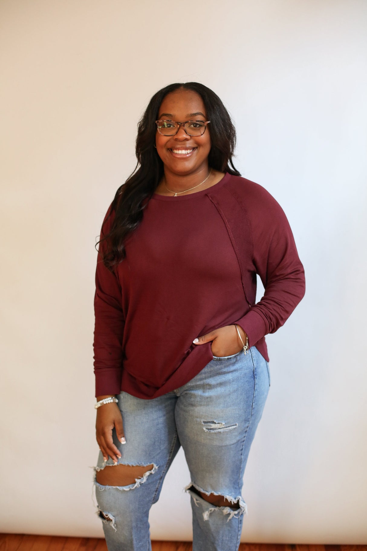 Free Flowing Long Sleeve Nursing Top From Movemama