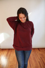 Free Flowing Long Sleeve Nursing Top From Movemama