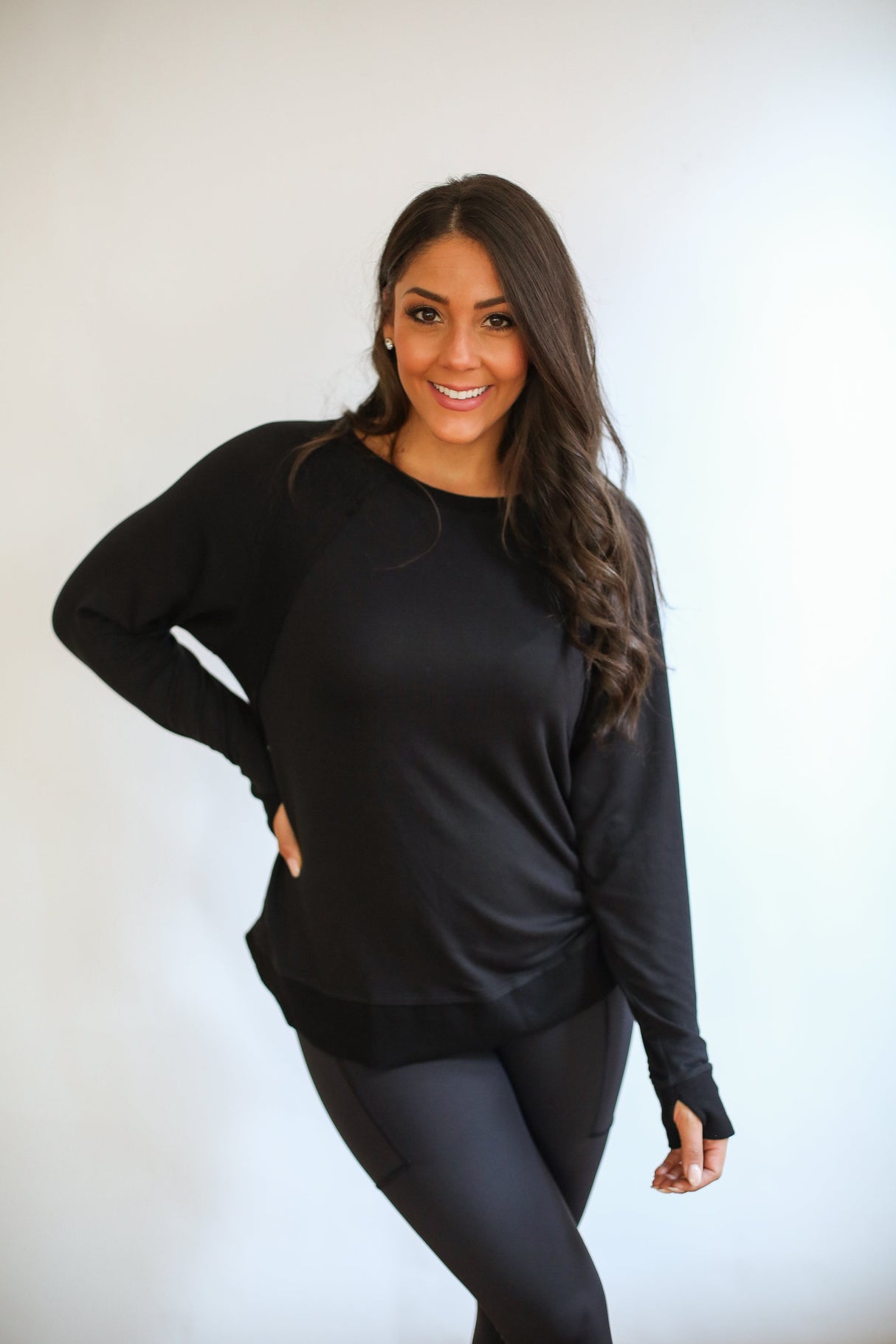 Free Flowing Long Sleeve Nursing Top From Movemama