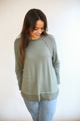 Free Flowing Long Sleeve Nursing Top From Movemama