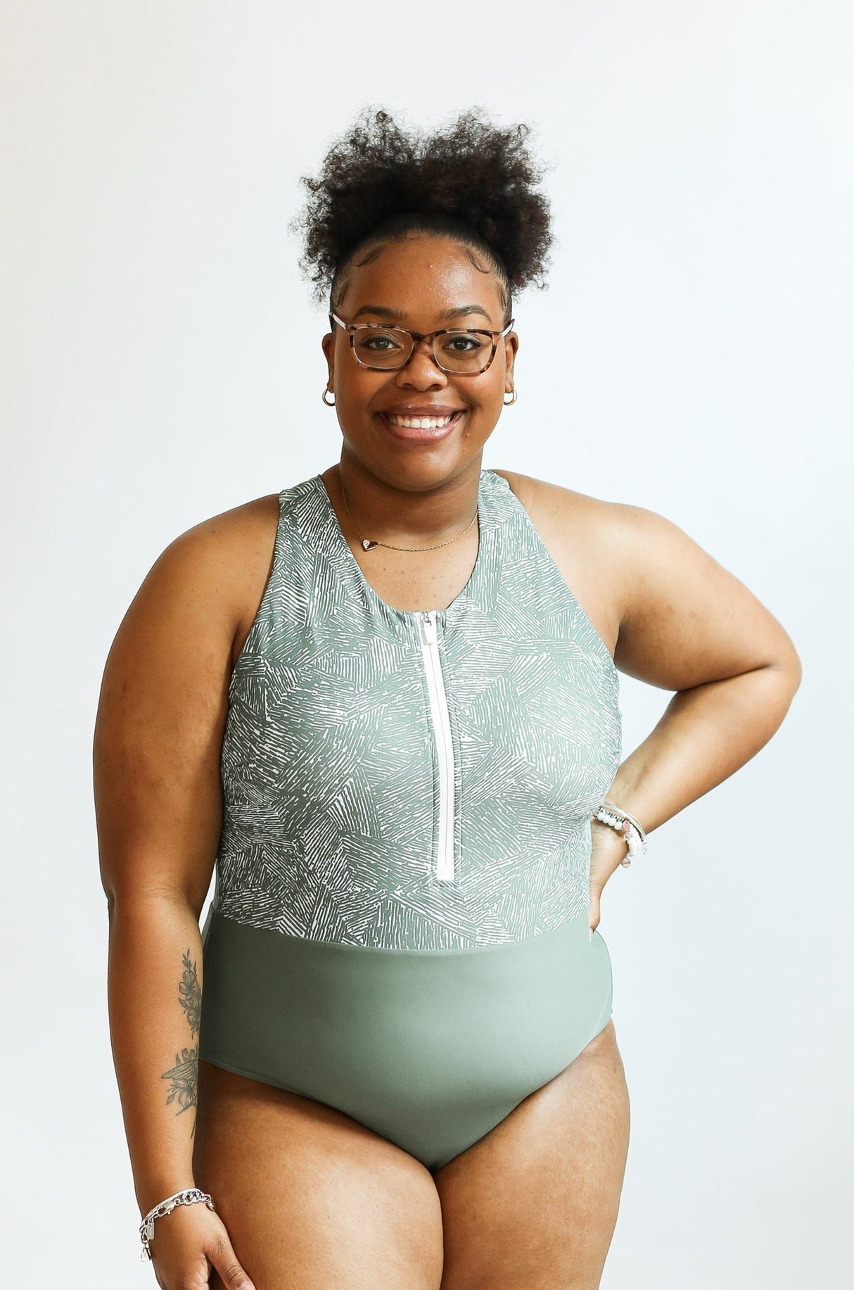 One Piece Zip Up Breastfeeding Swimsuit From Movemama