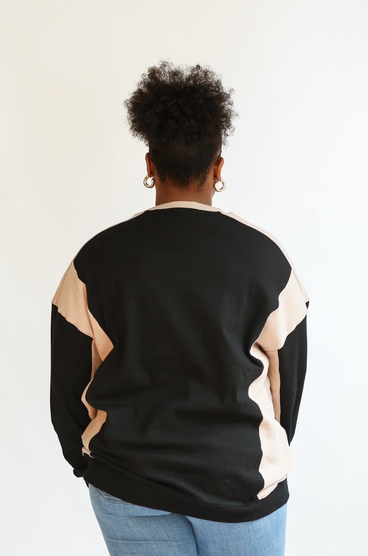 Colorblock Nursing Lightweight Sweatshirt From Movemama