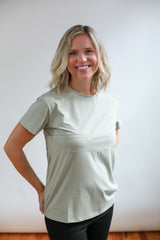 Full Zip Breastfeeding Tee From Movemama