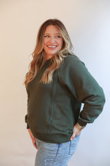 Big Hug Vertical Zip Breastfeeding Hoodie from Movemama