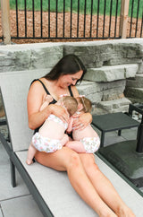 Ribbed One Piece Tie Shoulder Breastfeeding Swimsuit From Movemama