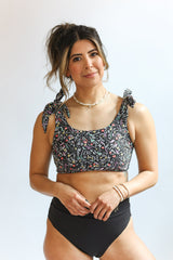 Tie Shoulder Breastfeeding Bikini Swimsuit Top From Movemama