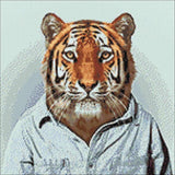 Mr Tiger WD258 14.9 x 14.9 inches Wizardi Diamond Painting Kit from Wizardi