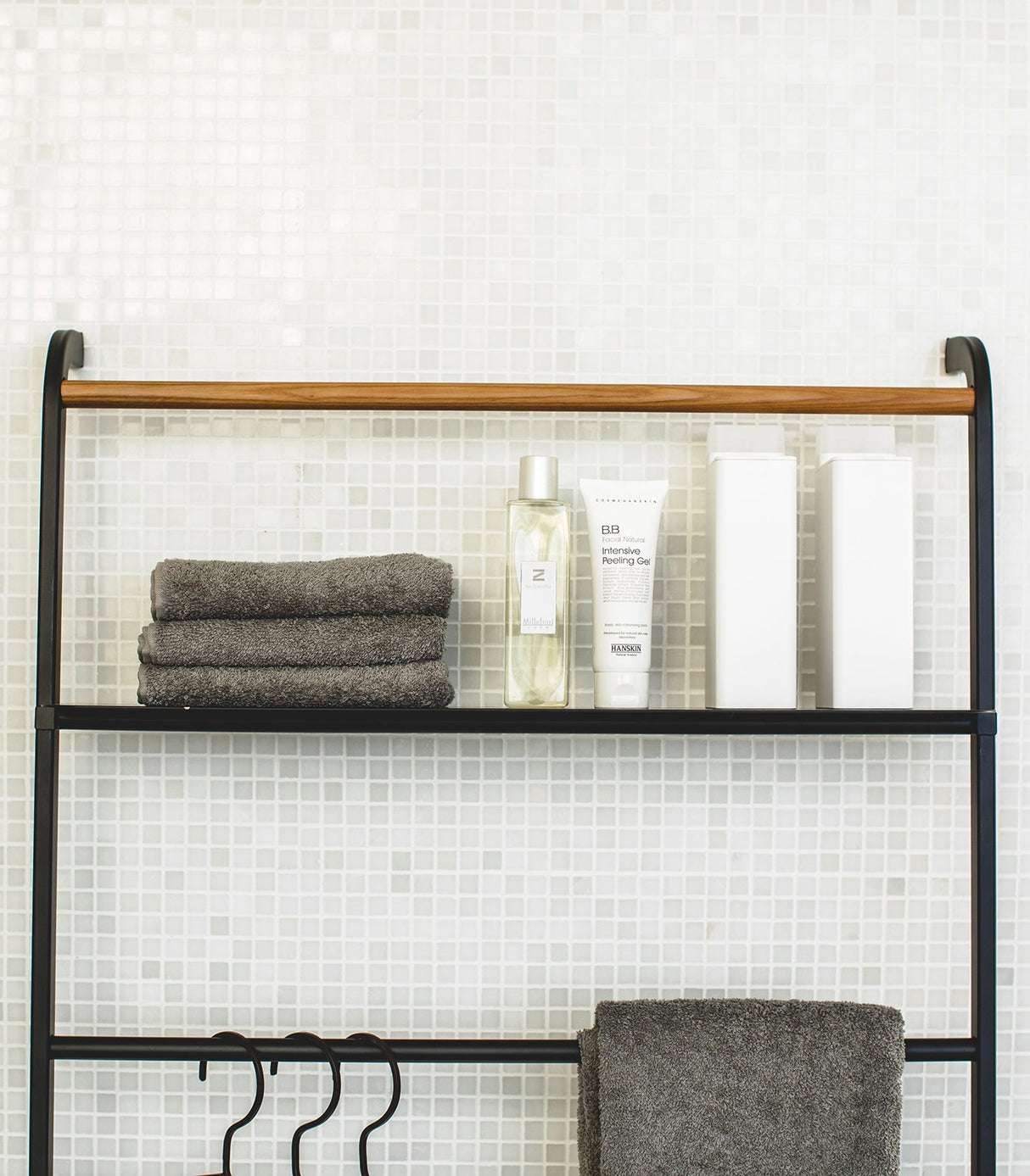 Leaning Storage Ladder - Two Styles - Steel from Yamazaki Home