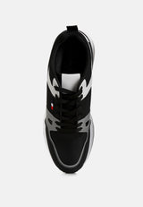 Multicolour Patchwork Casual Sneakers from London Rag International