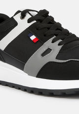 Multicolour Patchwork Casual Sneakers from London Rag International