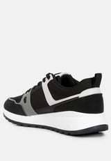 Multicolour Patchwork Casual Sneakers from London Rag International