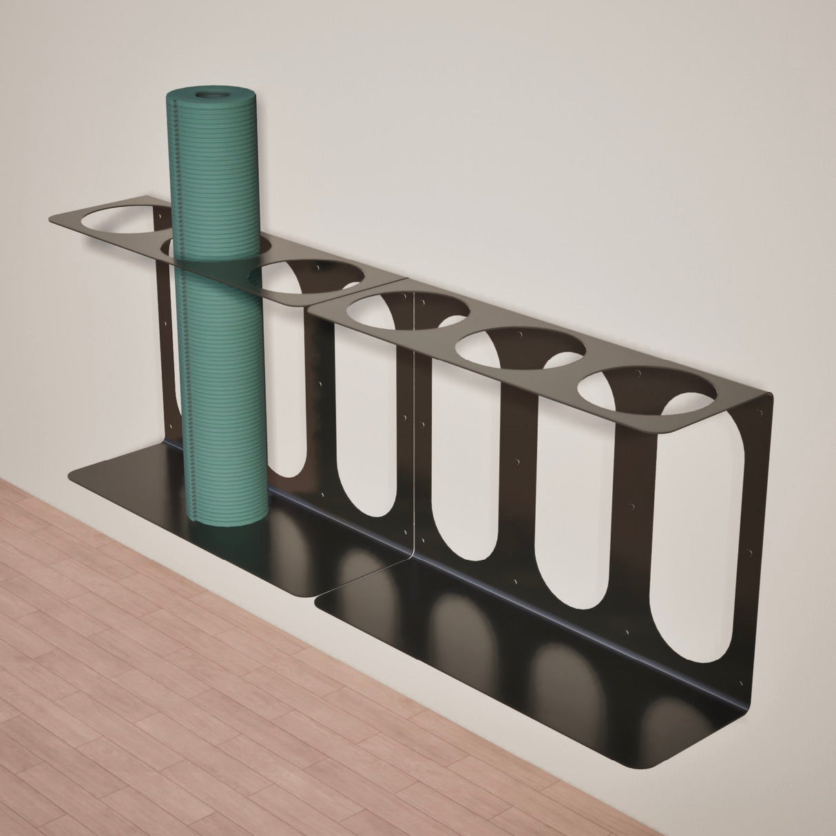 Yoke Yoga Mat Wall Bracket | Holds 3 Mats/Rollers from Mache