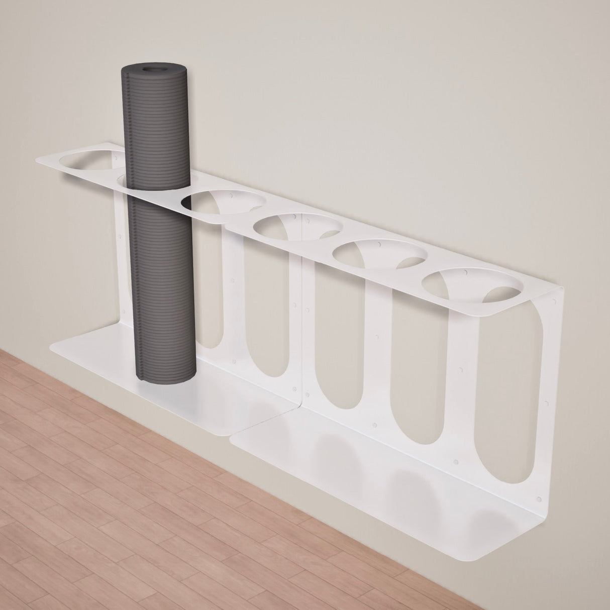 Yoke Yoga Mat Wall Bracket | Holds 3 Mats/Rollers from Mache