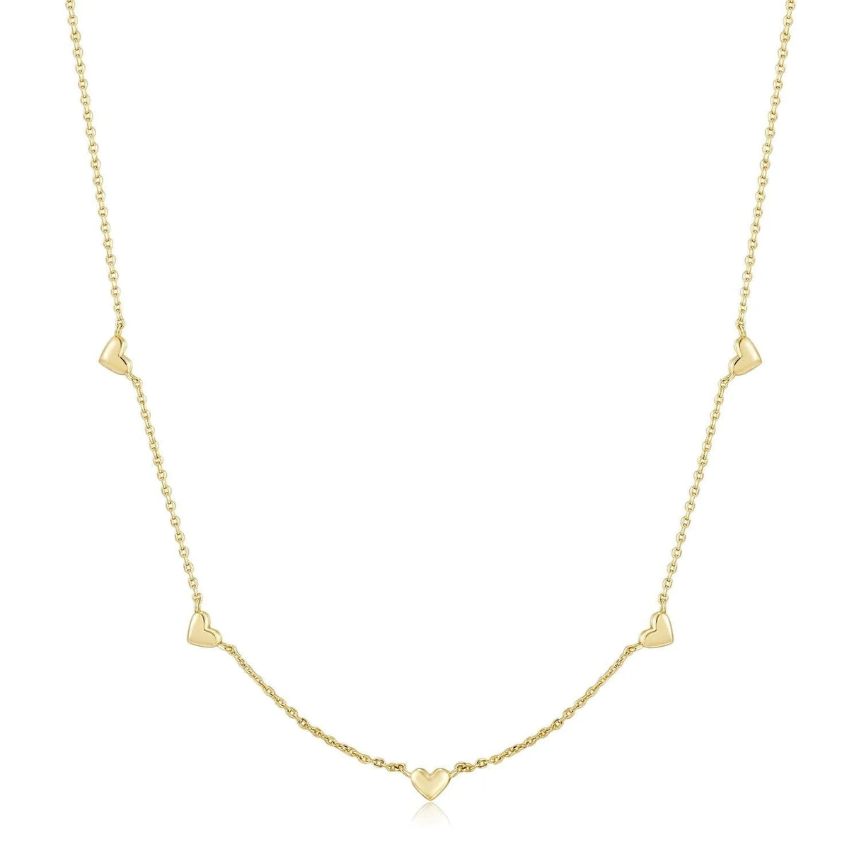 Multi Micro Heart Necklace from eklexic