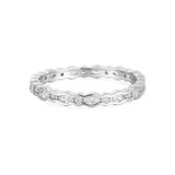 Multi Shaped CZ Stone Ring from eklexic