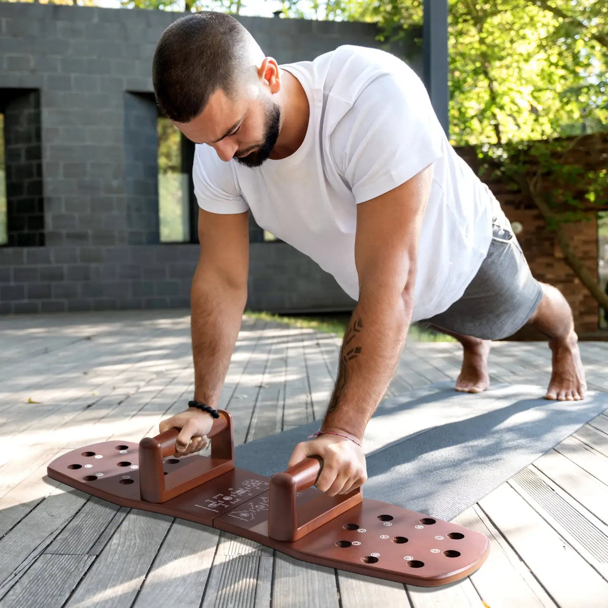xCool Multifunction Portable Wooden Push-up Board from Cool Gadget