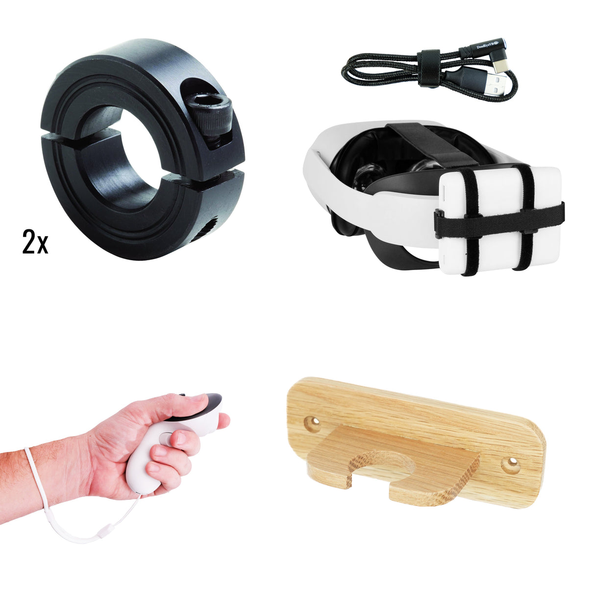 DriVR Elite -  Adjustable VR Weighted Golf Club Handle Accessory - Compatible with Quest 2, 3/3s, and Pro from DeadEyeVR