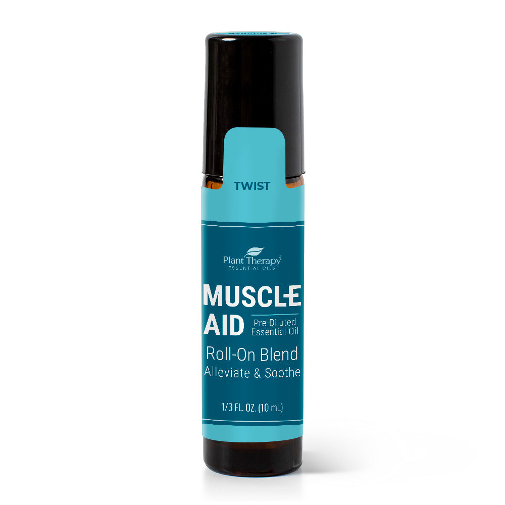 Muscle Aid Essential Oil Blend Pre-Diluted Roll-On from Plant Therapy