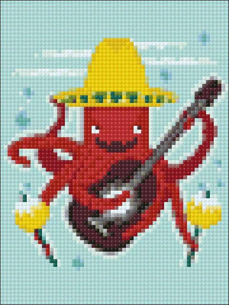 Musician CS302 5.9 x 7.9 inches Crafting Spark Diamond Painting Kit from Wizardi