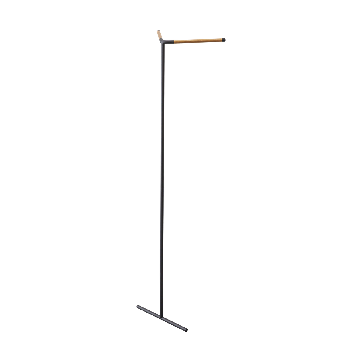 Corner Leaning Coat Hanger (63" H)  - Steel + Wood from Yamazaki Home