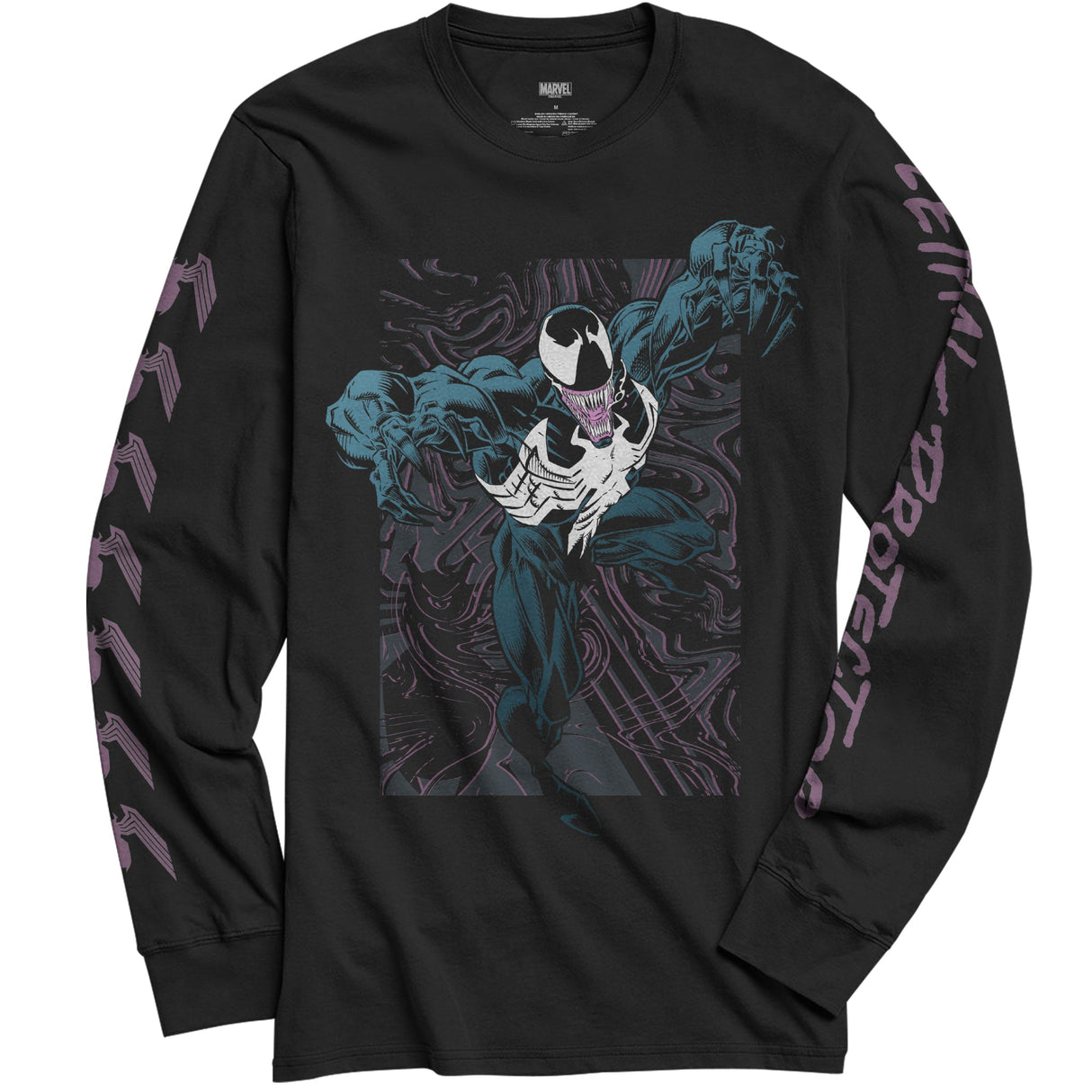 Venom Lethal Protector Dark Soul Marvel Comics Adult Long Sleeve T Shirt From Your Favorite T Shirts