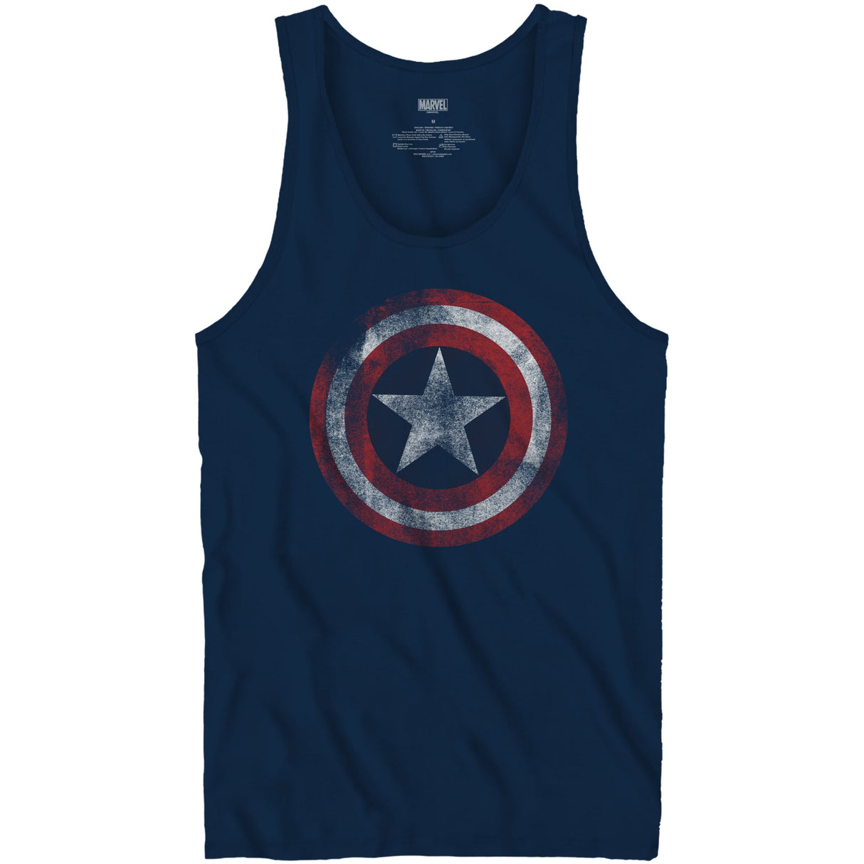 Captain America Shield Symbol Marvel Adult Tank Top From Your Favorite T Shirts
