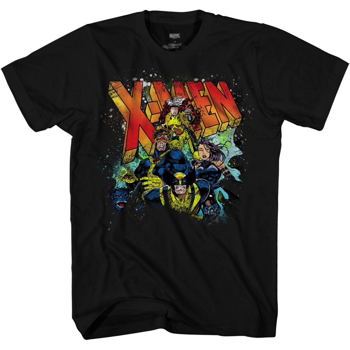 X-Men 90's Team Jim Lee Marvel Comics Adult T-Shirt From Your Favorite T Shirts