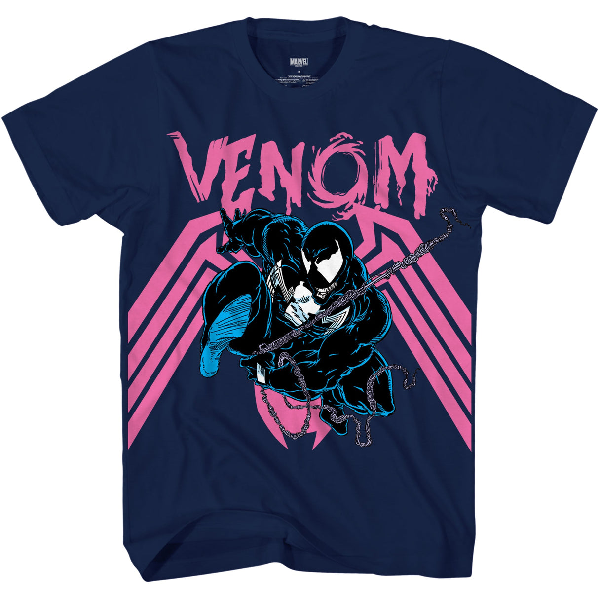 Spider-Man Vibrant Venom Marvel Comics Adult T-Shirt From Your Favorite T Shirts
