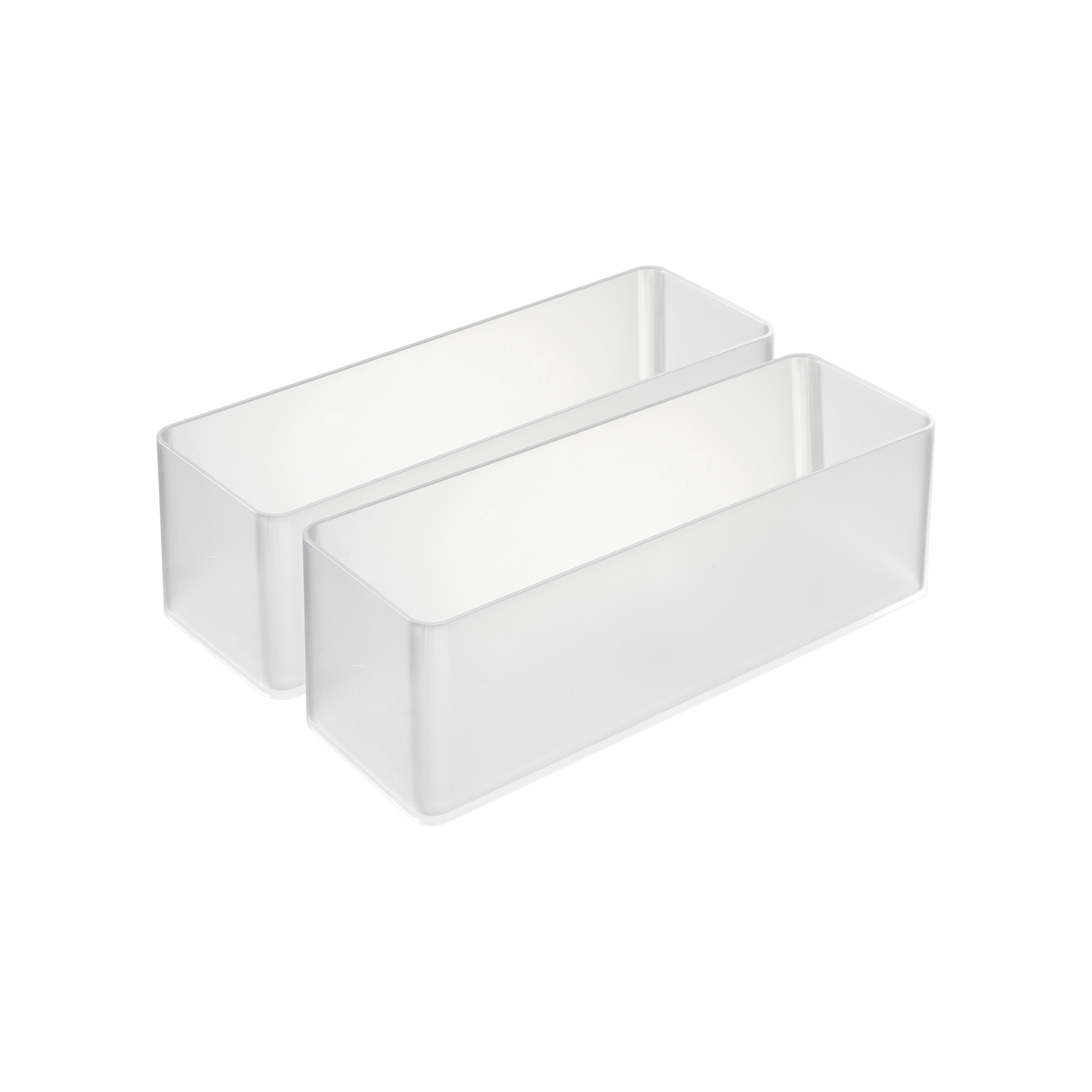 Stackable Clear Organizers [Set of 2] - Four Sizes from Yamazaki Home