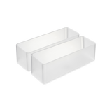 Stackable Clear Organizers [Set of 2] - Four Sizes from Yamazaki Home