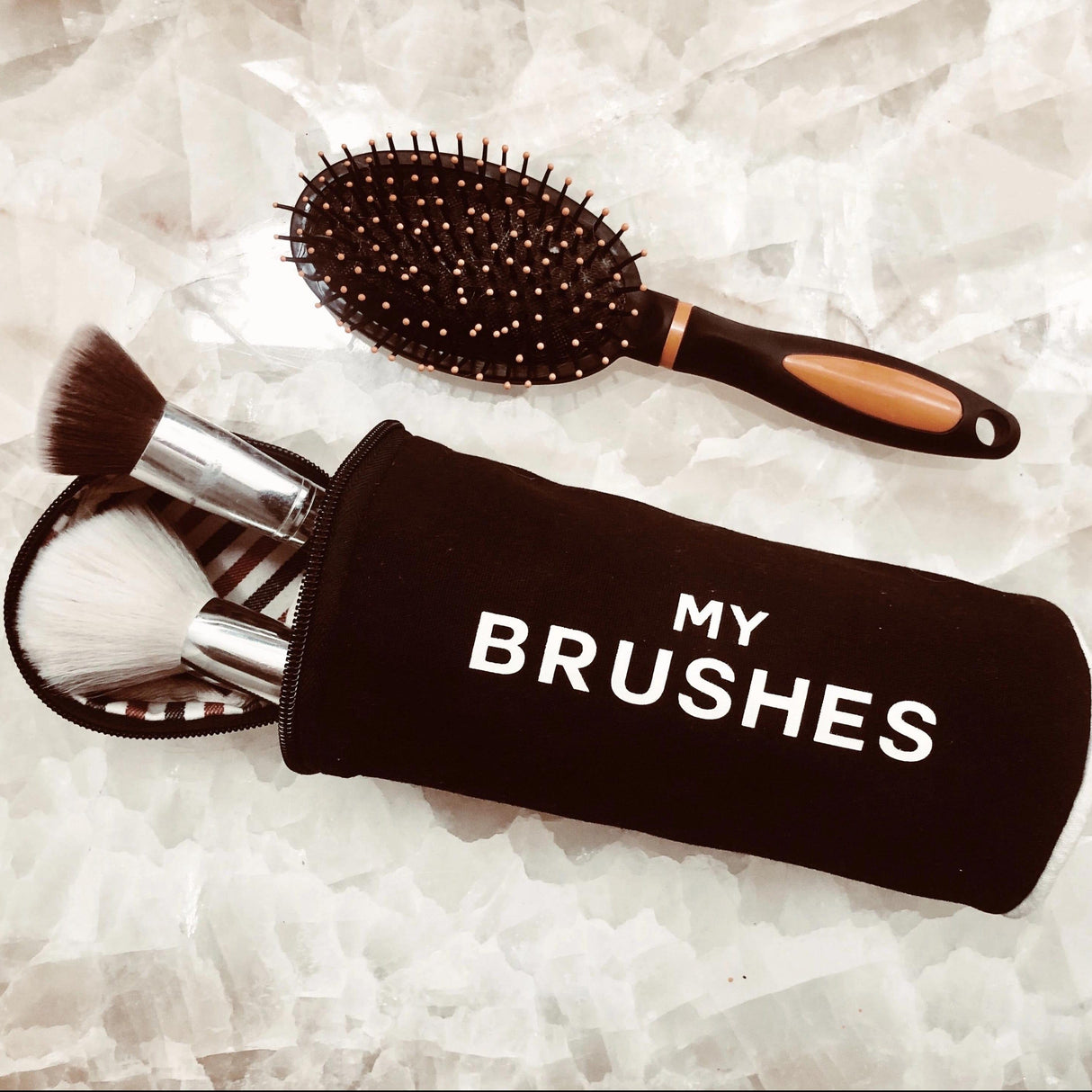 Brushes, Cylinder Case, Black From Bag-all